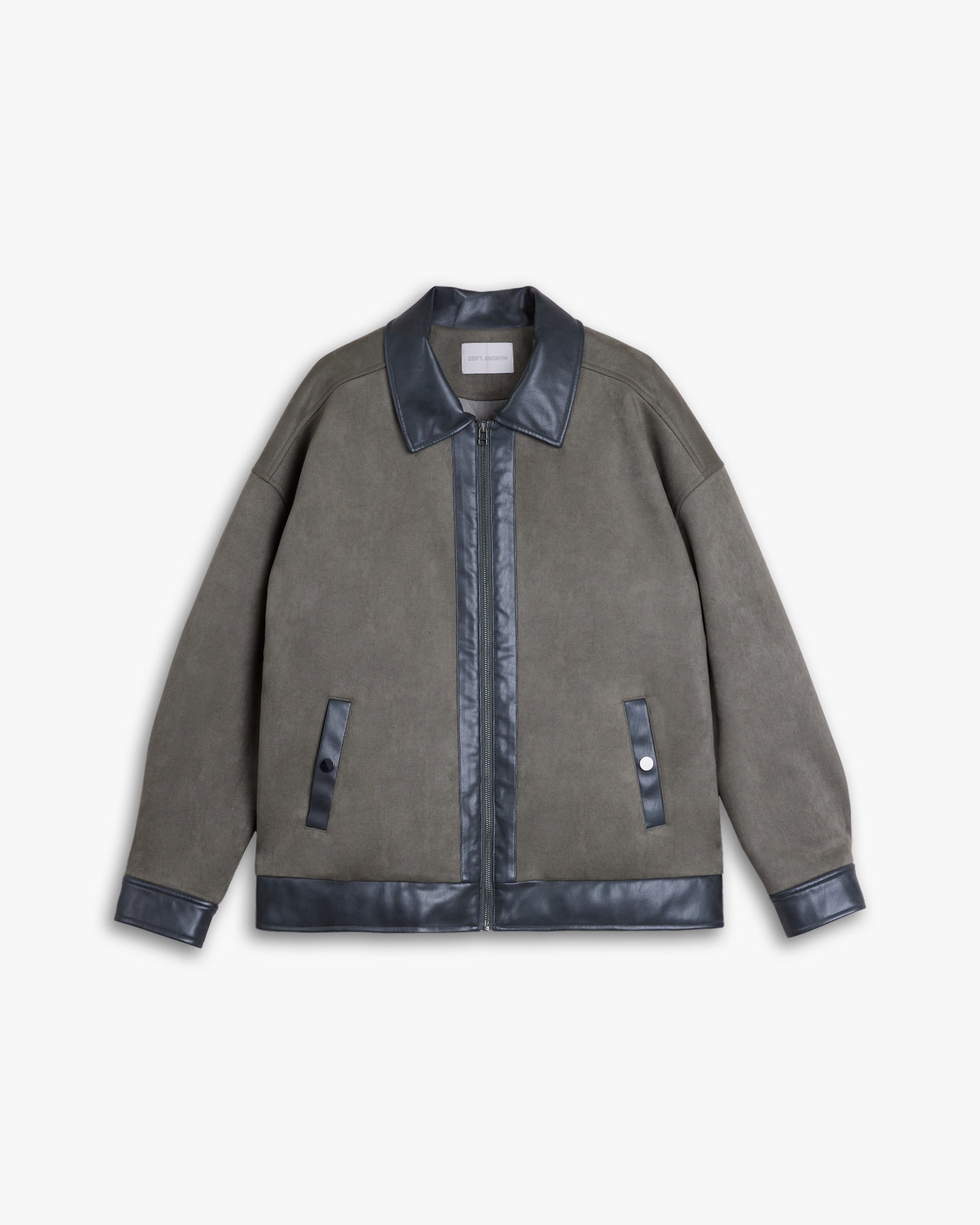 1 ×Zippered Mossy Jacket - Army Green, XL image