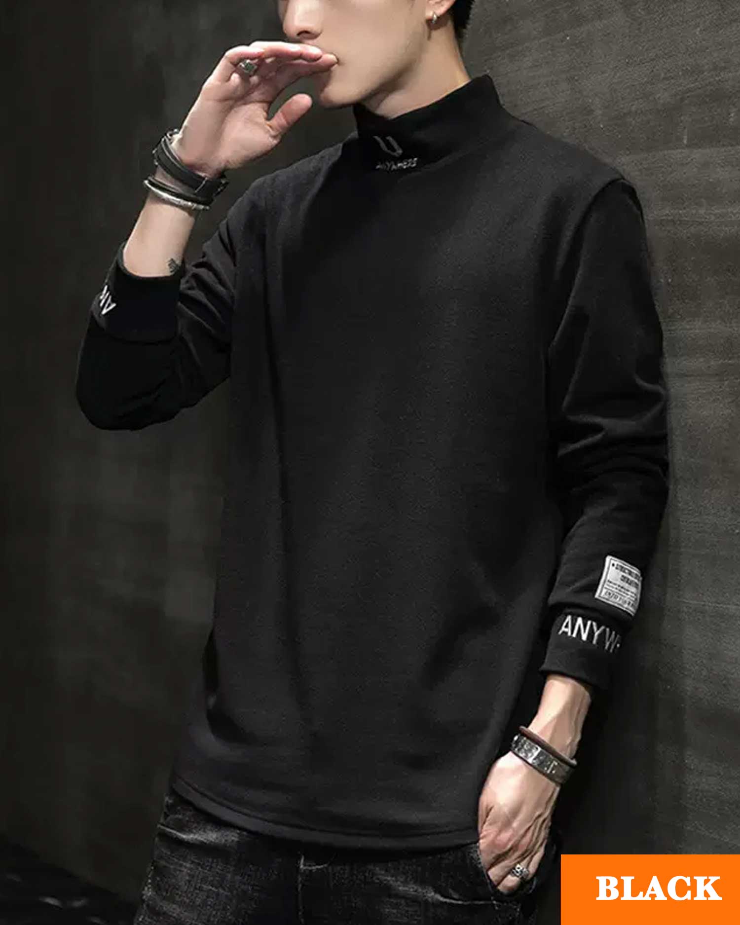 High Neck Half-Zip Pullover - Jasper, XXL image