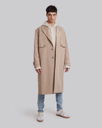 Long Coat with Detachable Cape image 2