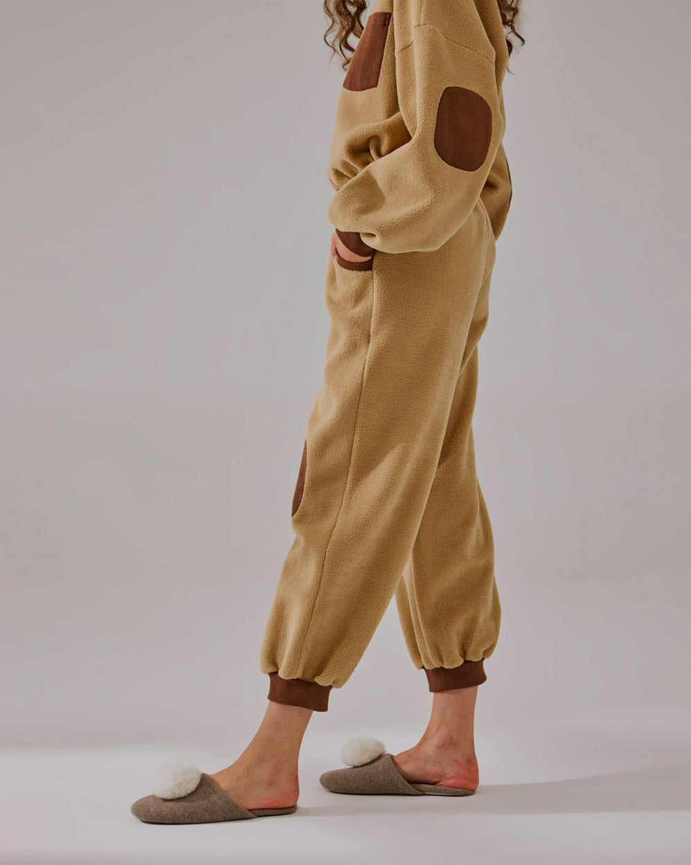 Fleece Color-Block Joggers image 2