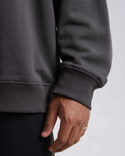 Textured &amp; Paneled Sweatshirt image 5