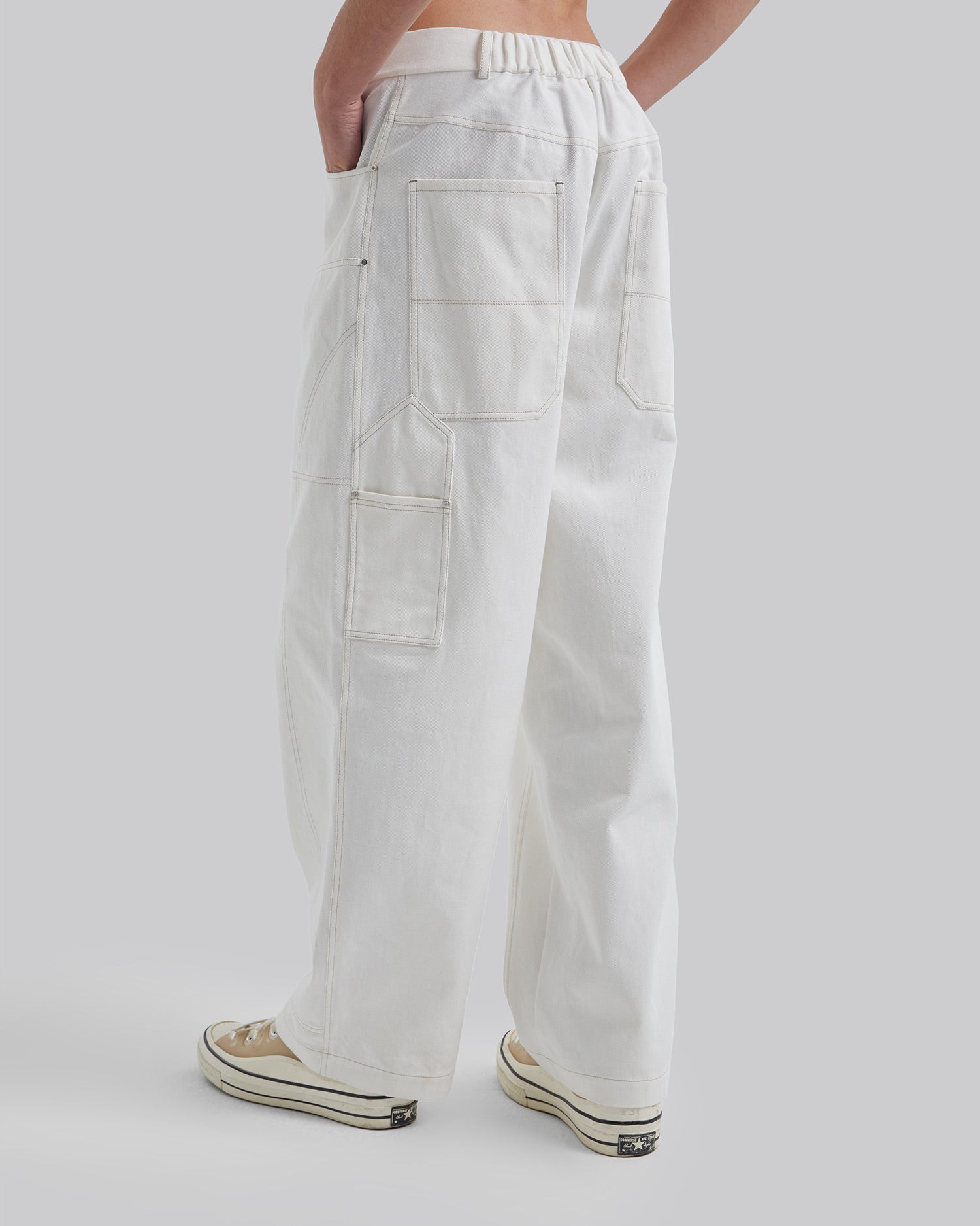 Exposed Seam Cargo Pants image 4