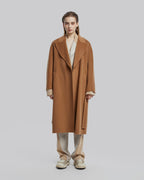 Woolen Long Wrap Coat image 0