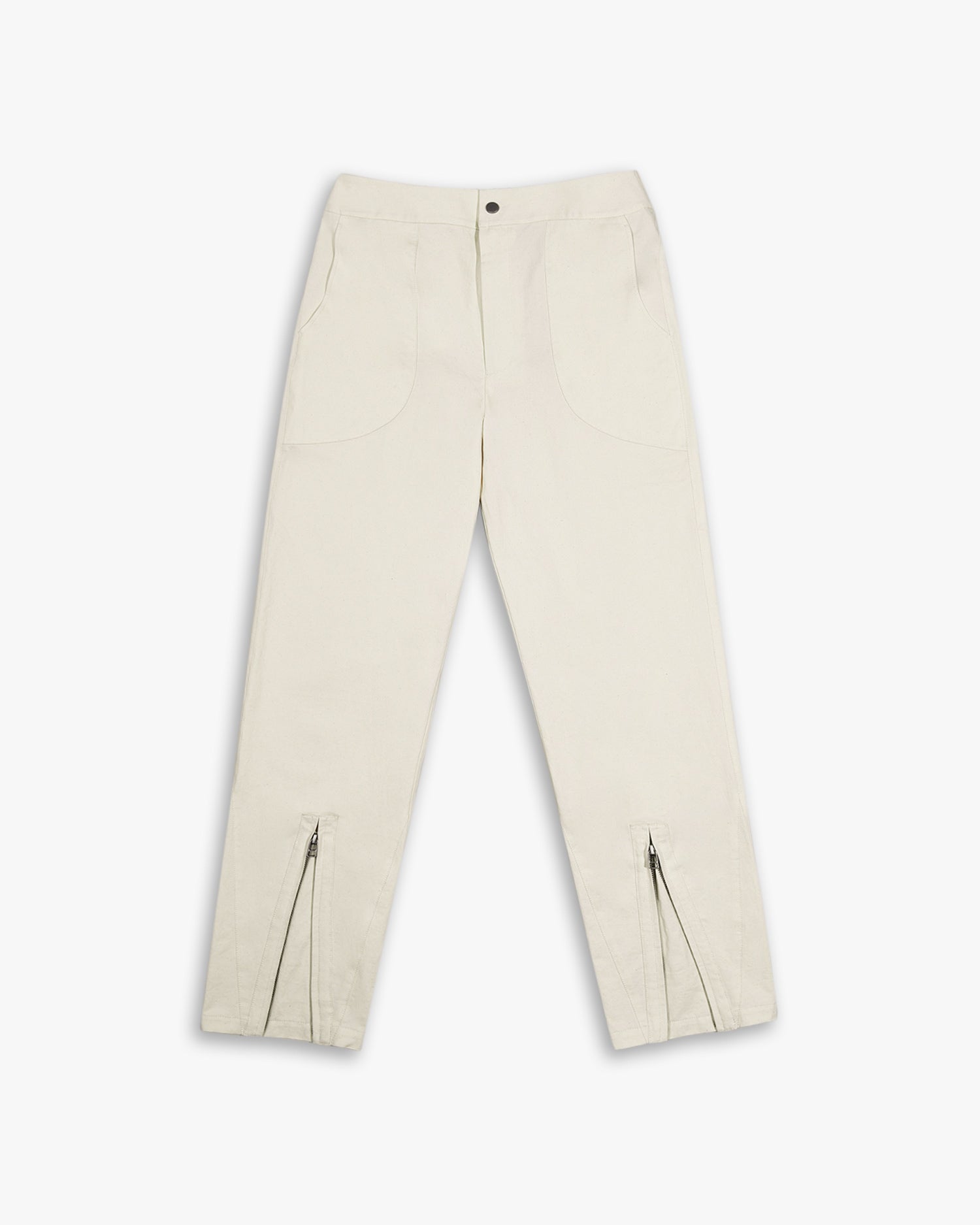 Tapered Pants With Shin Zippers image 0