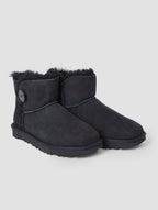 Comfy Button Snow Boots - Black, 4 image
