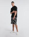 Cotton Printed Shorts - Black, XS image