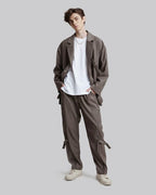 Side Strap Blazer - Mocha, L image