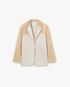 Earthy Color Panel Blazer image 0