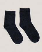 Cashmere Knitted Socks - Black, OS image
