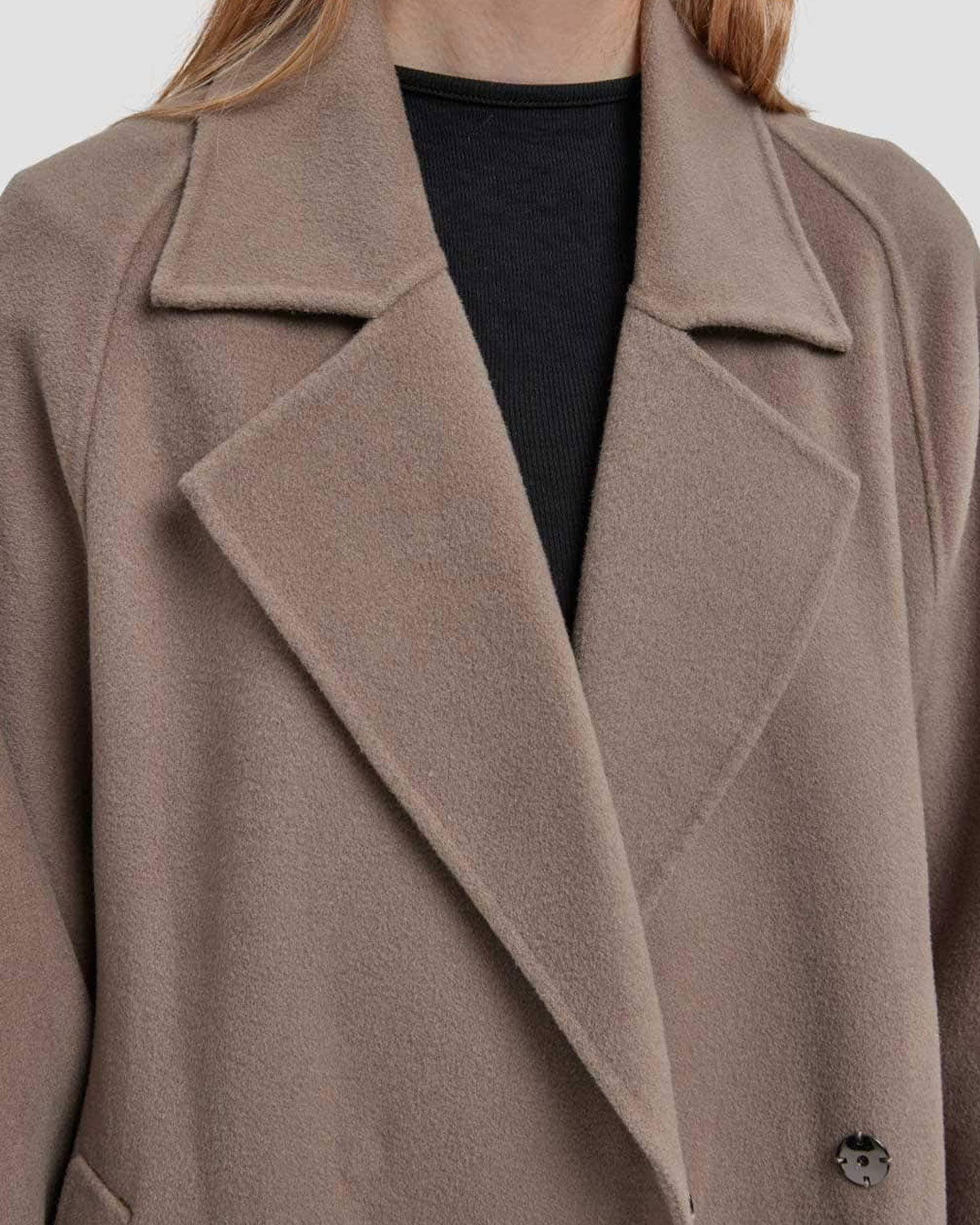 Single Buttoned Belted Wool Coat image 5