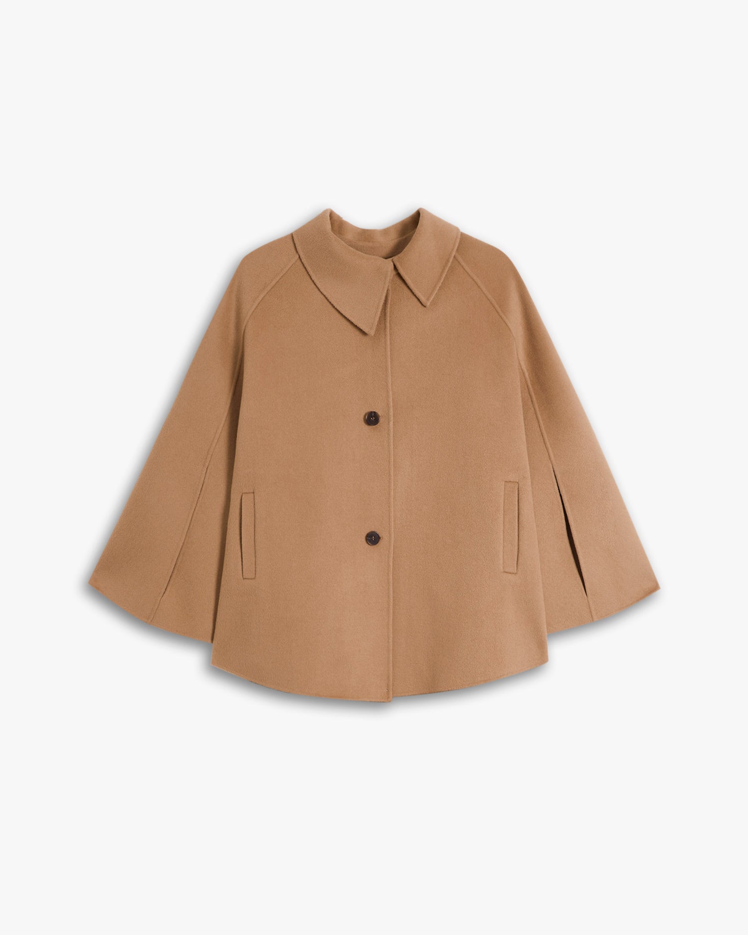 Button Front Wool Cape Coat image 0