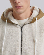 Fleece Hoodie with Half-Zipper image 4