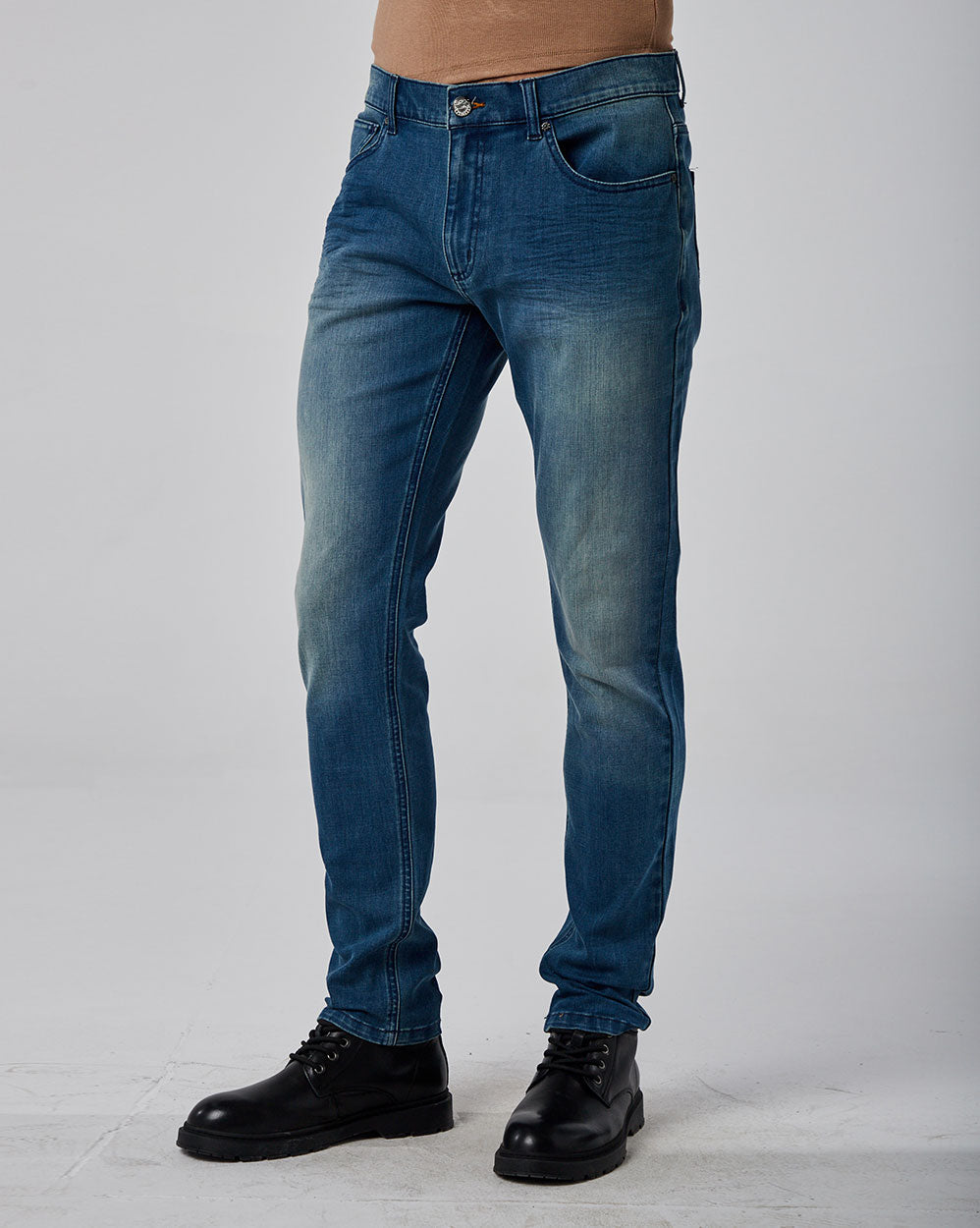 Men's Athletic-Fit Stretch Jeans - Blue, XS image