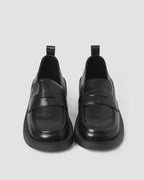 Classic Round Toe Loafers - Black, 8 image