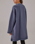 Stepped-Hem Cotton Sweatshirt image 3