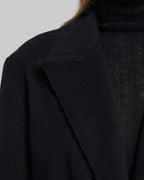 Belted Raw-Edge Wool Coat image 6