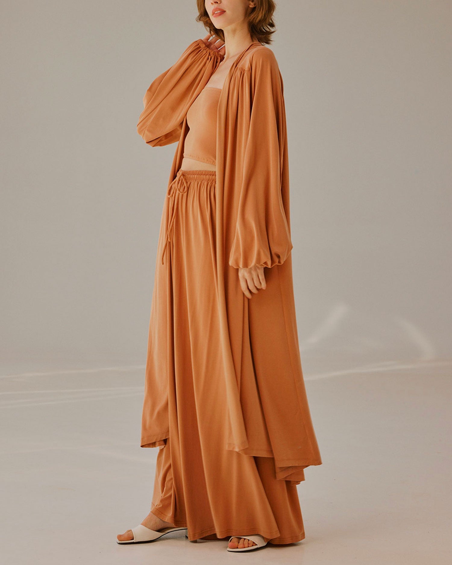 Maxi Pleated Cardigan image 1