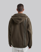 Side-Tape Zip Up Hoodie image 3