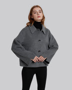 Pure Wool Cut-Off Coat image 1