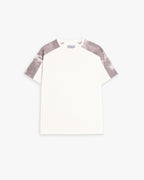Paneled Raglan Crewneck T-Shirt - Cream, S image