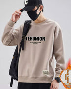 Letter Detail Cotton Sweatshirt - Cold Pink, M image