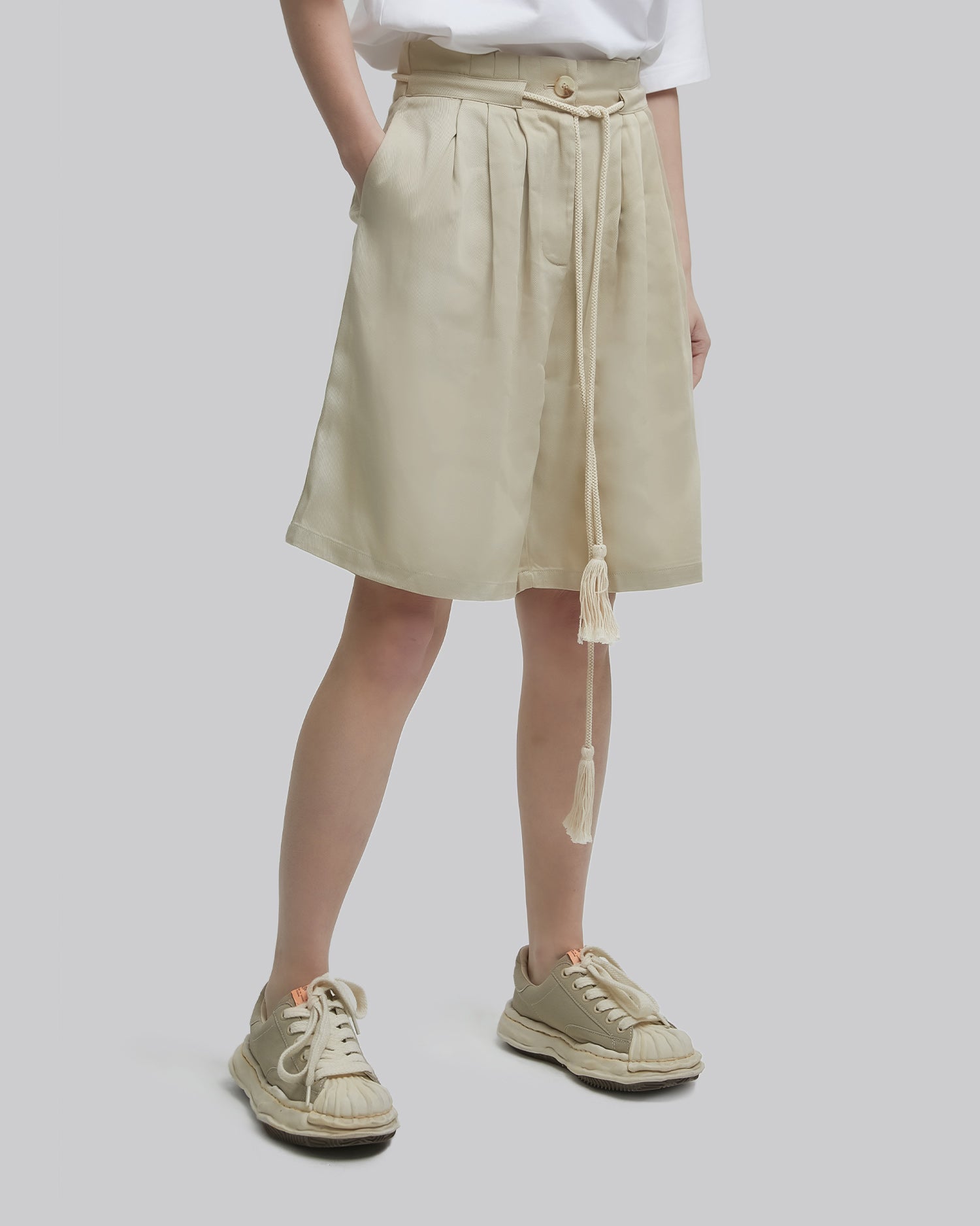 Drawstring Relaxed Shorts image 1