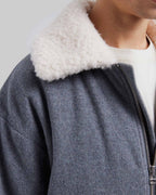 Grey Pocket Wool Jacket image 5