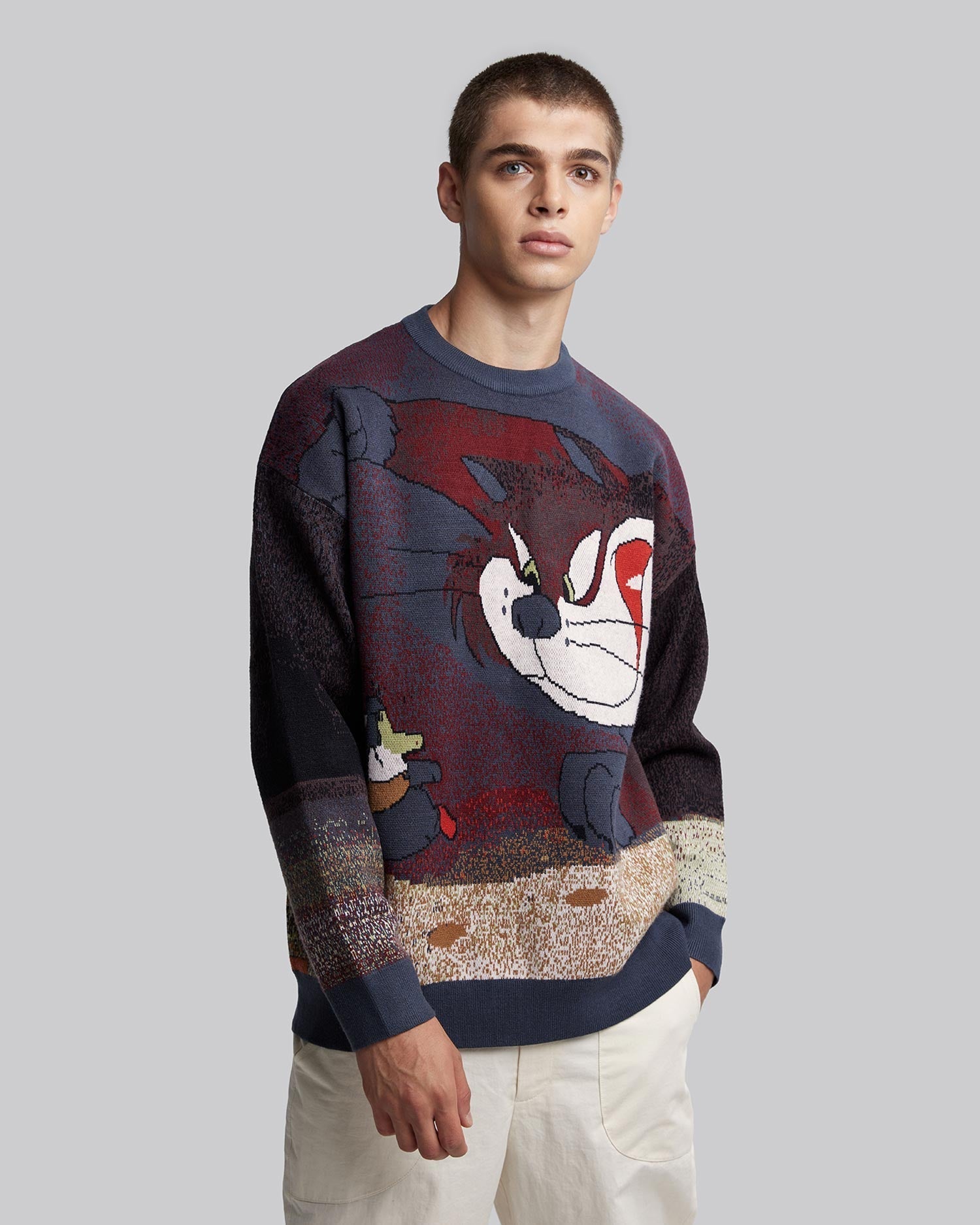 Cat &amp; Mouse Graphics Crewneck image 1