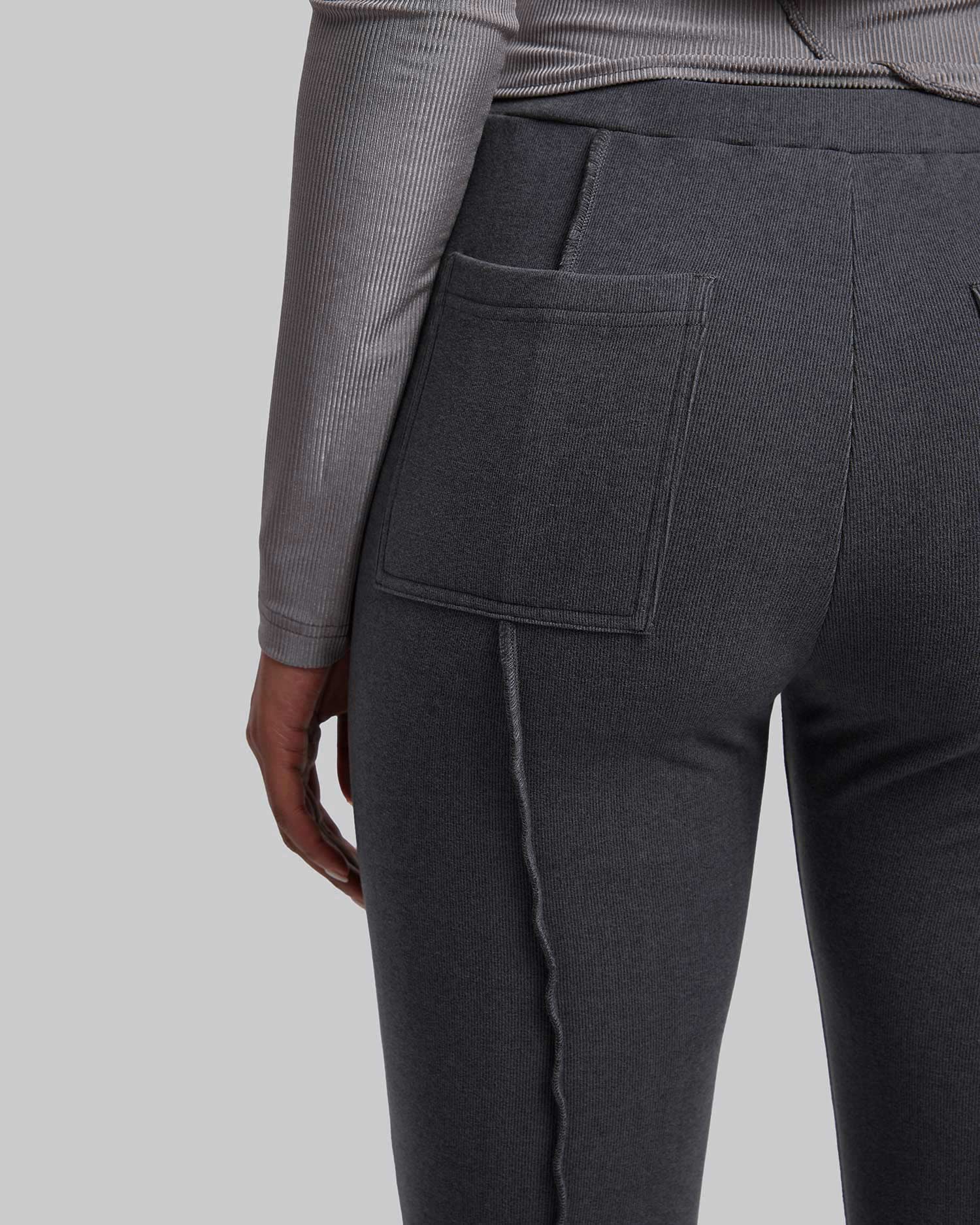 Cotton Flares in Grey image 4