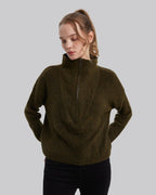 V-Shaped High Neck Sweater image 2
