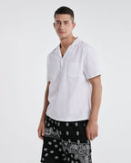 Stylish V-neck Linen T-shirt image 1