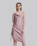 Asymmetrical Cinched Side Dress image 1