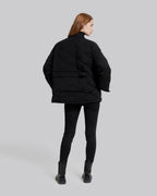 V-Neck Buttoned Puffer Jacket image 4