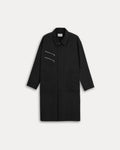 1 × Double Zipper Wool Coat image 0