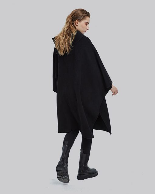 Wool Hooded Cape image 3