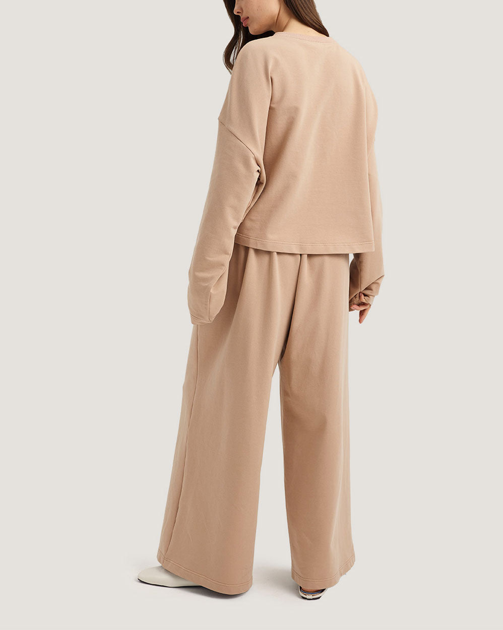 Drawsting Wide Leg Sweatpants image 3