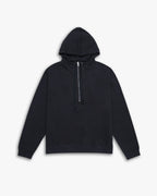 Half-Zippered Paneled Hoodie image 0