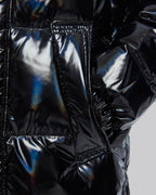 Long Puffer Jacket with Adjustable Waistline image 4