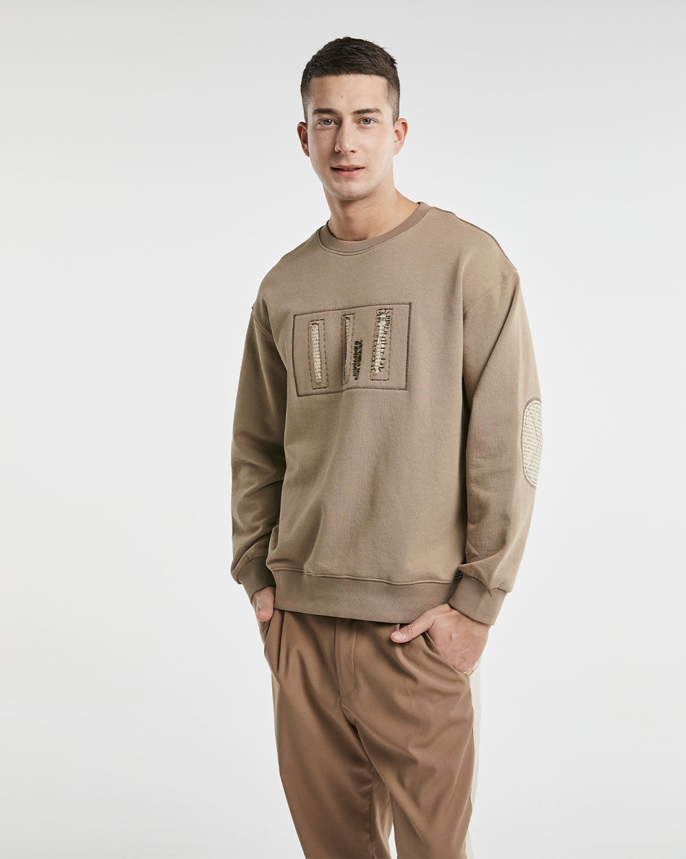 Crewneck Cotton Sweatshirt With Graphics image 1