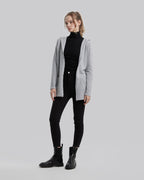 Casual Cardigan - Light Grey, S image