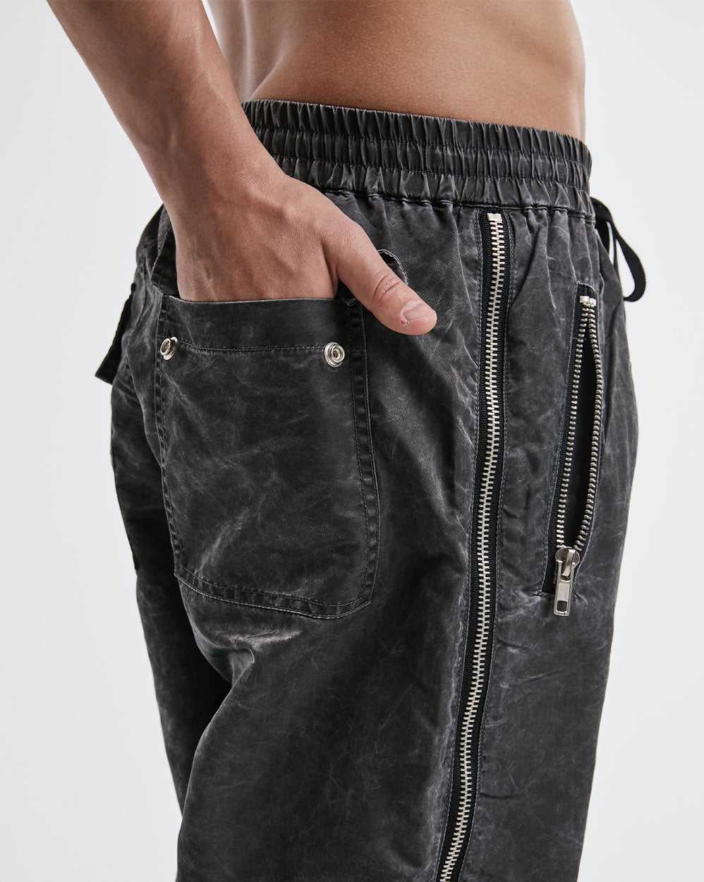 Side Zipper Joggers With Zipper Pockets image 6