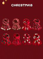 Soft &amp; Warm knitted Christmas scarf image 1