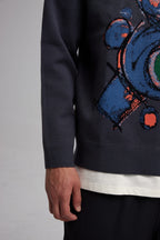 Crewneck With Teddy-Bear Graphics image 4