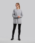 Plain Crewneck Sweater - Light Grey, S image
