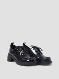 Croc-Effect Oxford Loafers image 0