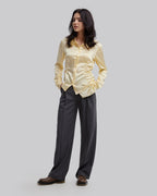 Grey Wool Pants - Dark Grey, XS image