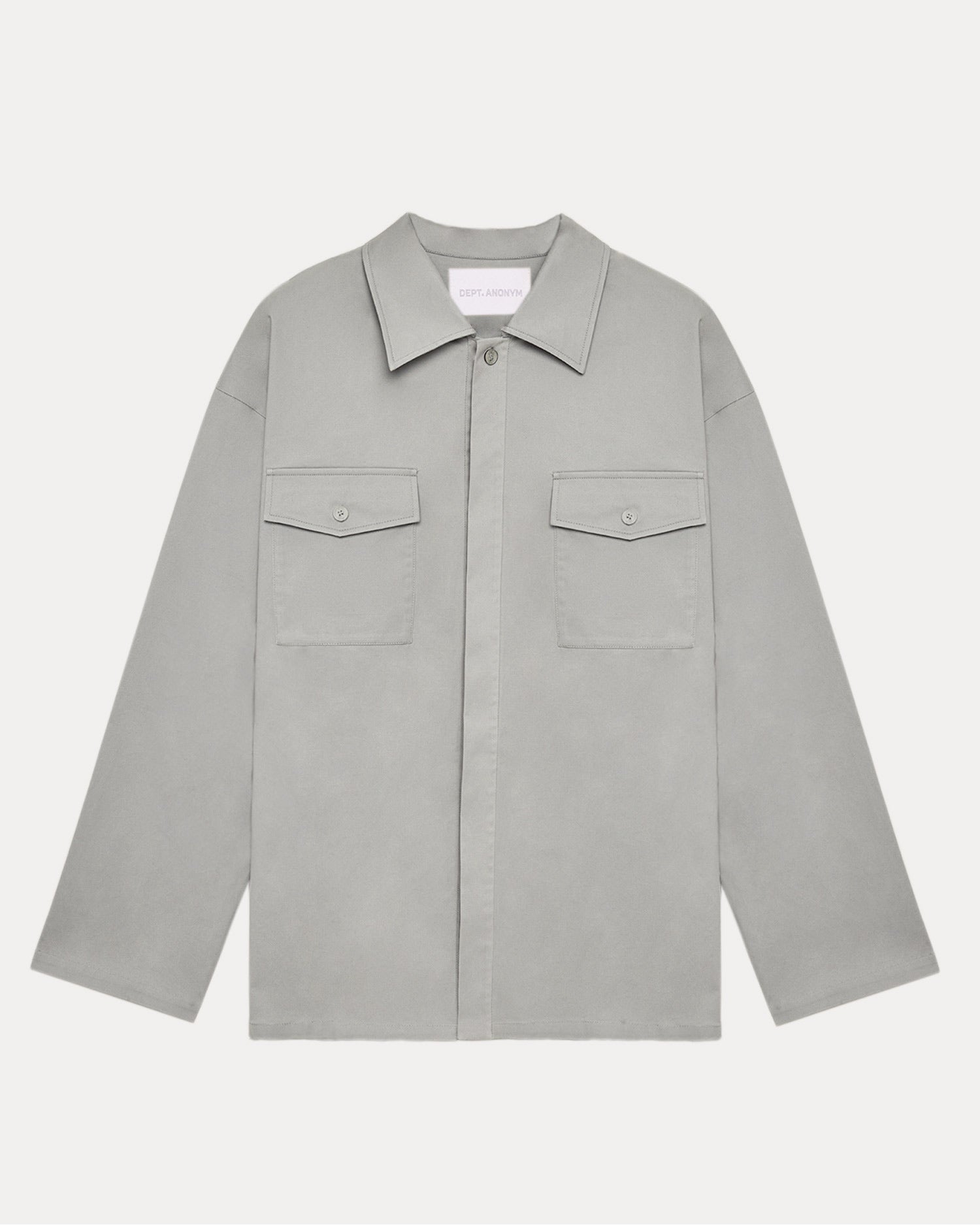 1 × Mechanic’s Over Shirt - Light Grey, S image