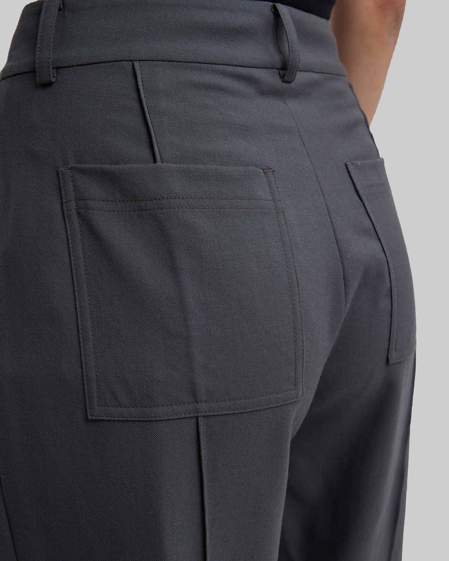 Grey Wool Pants image 5