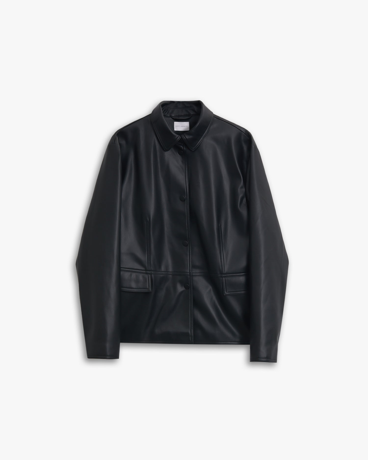 Faux-Leather Classic Jacket image 0