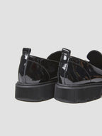 Croc-Effect Leather Platform Loafers image 3